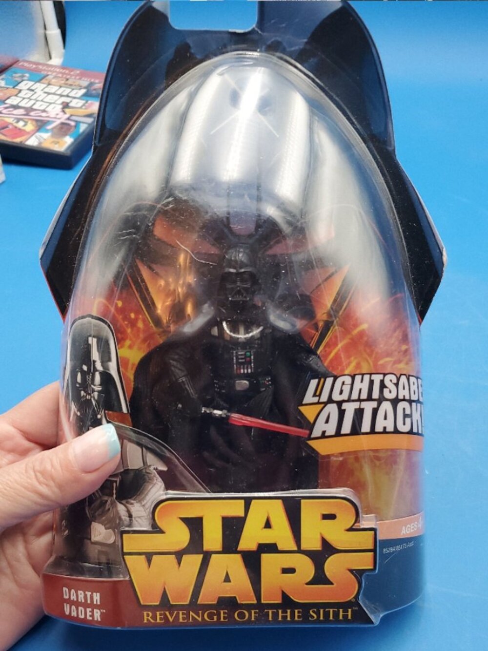 Star Wars Darth Vader Lightsaber Attack Figure